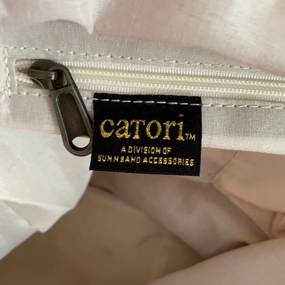 NWT CATORI Hira printed fabric scoop shopper embroidered hobo tote shoulder bag - Picture 2 of 10